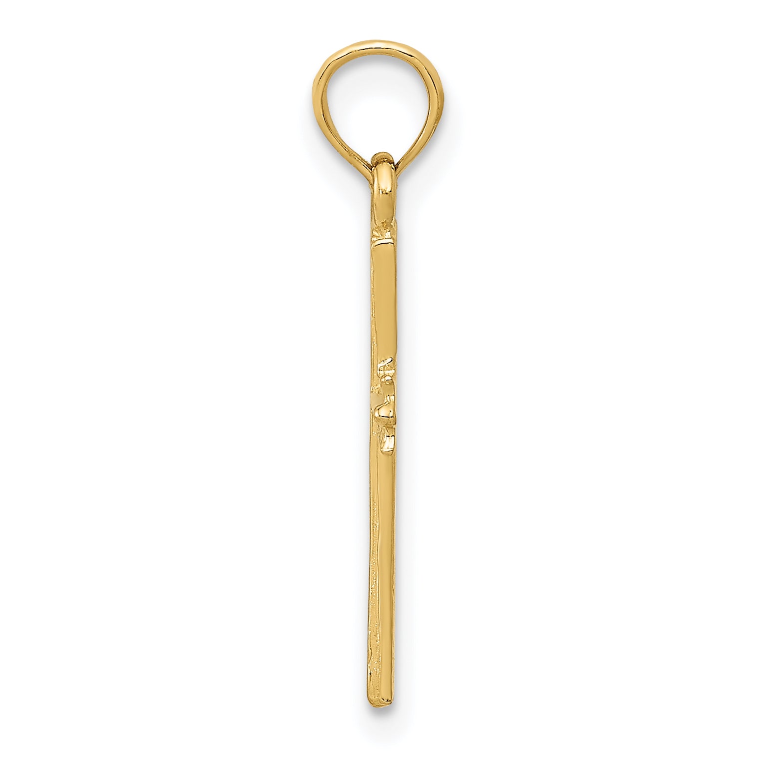 14K Yellow Gold Cross Pendant