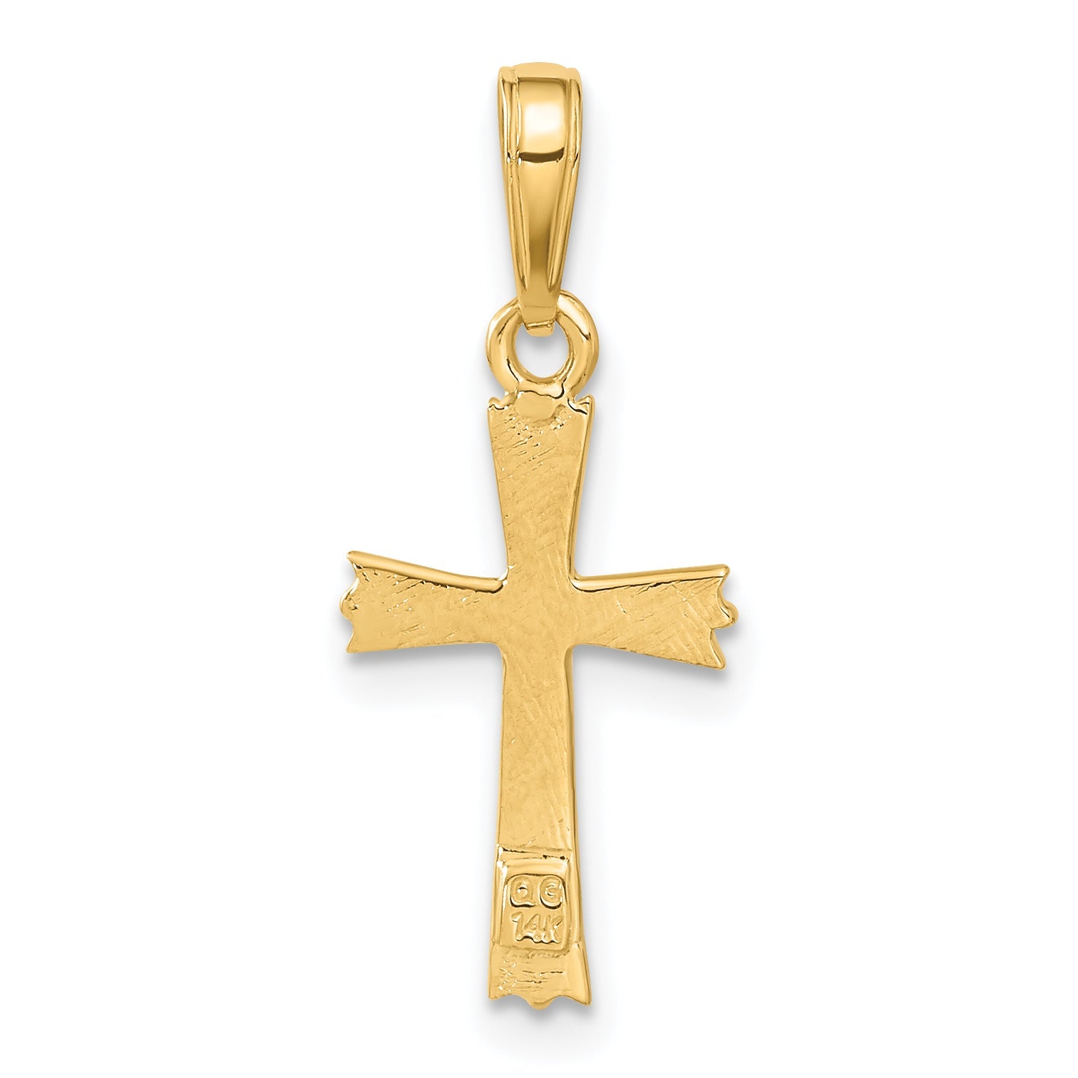 14K Yellow Gold Cross Pendant