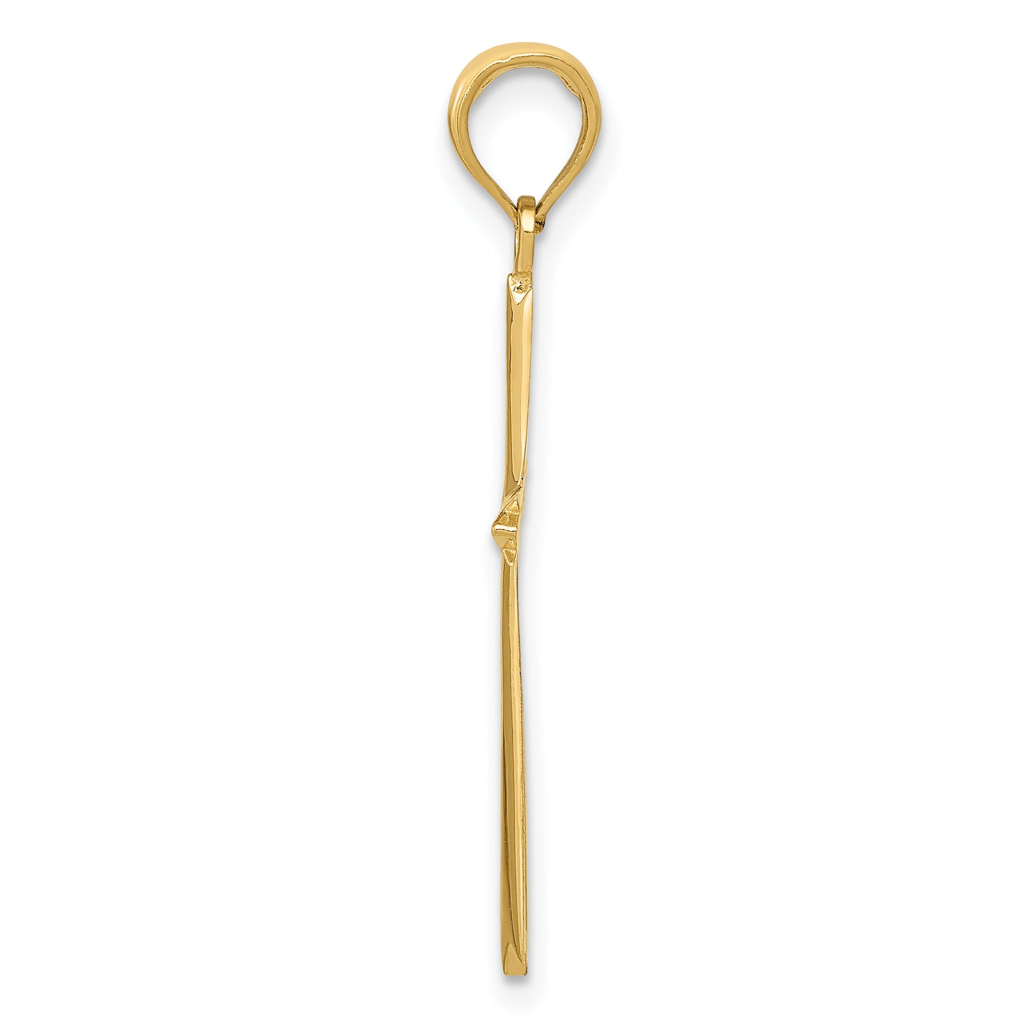 14K Yellow Gold Cross Pendant