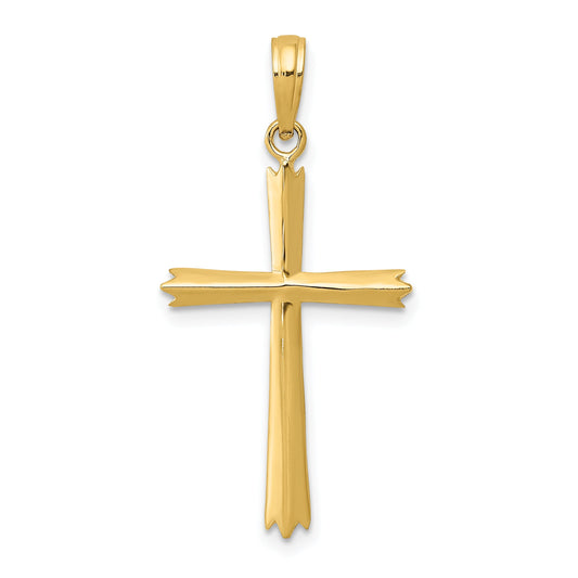 14K Yellow Gold Cross Pendant