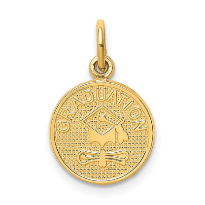 14K Yellow Gold Graduation Charm