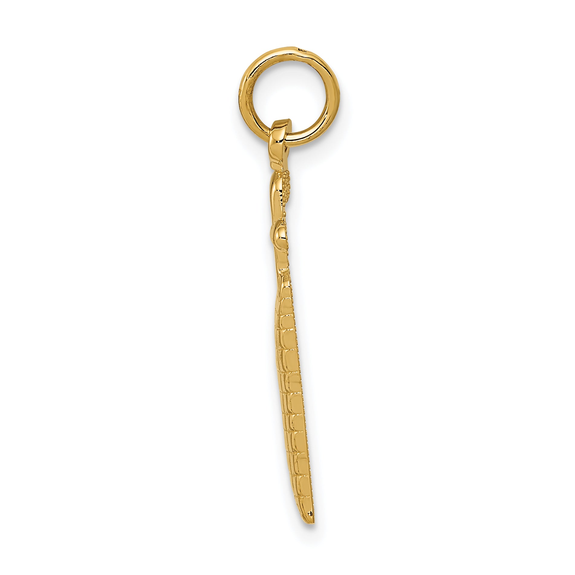 14K Yellow Gold Golf Bag Charm