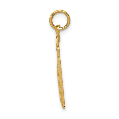 14K Yellow Gold Golf Bag Charm