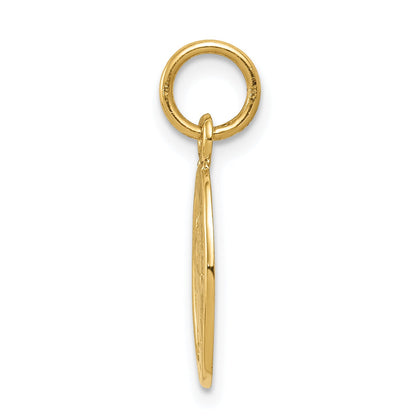 14K Yellow Gold Saint Christopher Medal Charm