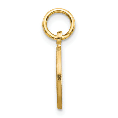 14K Yellow Gold Solid Polished Star Of David Charm