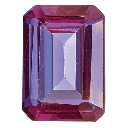 Gemstone Created Alexandrite 6X4mm Emerald Cut