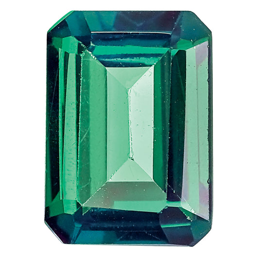 Gemstone Created Alexandrite 7X5mm Emerald Cut