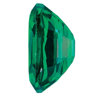 Gemstone Created Emerald 6X4mm Oval