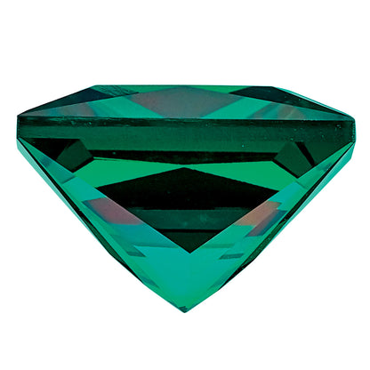 Gemstone Created Emerald 4mm Princess