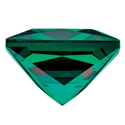 Gemstone Created Emerald 4mm Princess
