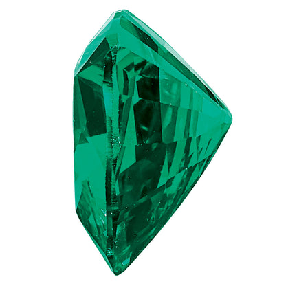 Gemstone Created Emerald 5mm Trillion