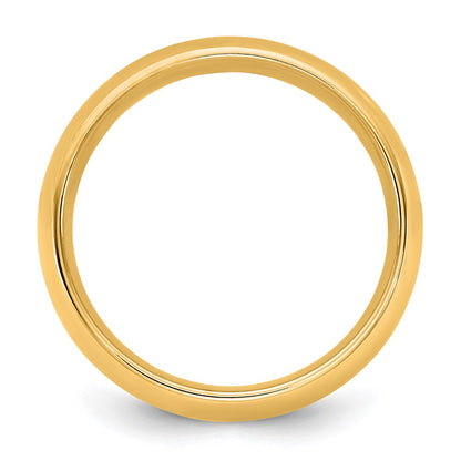 10K Yellow Gold 10Ky 1.5mm Standard Comfort Fit Band Size 8.5