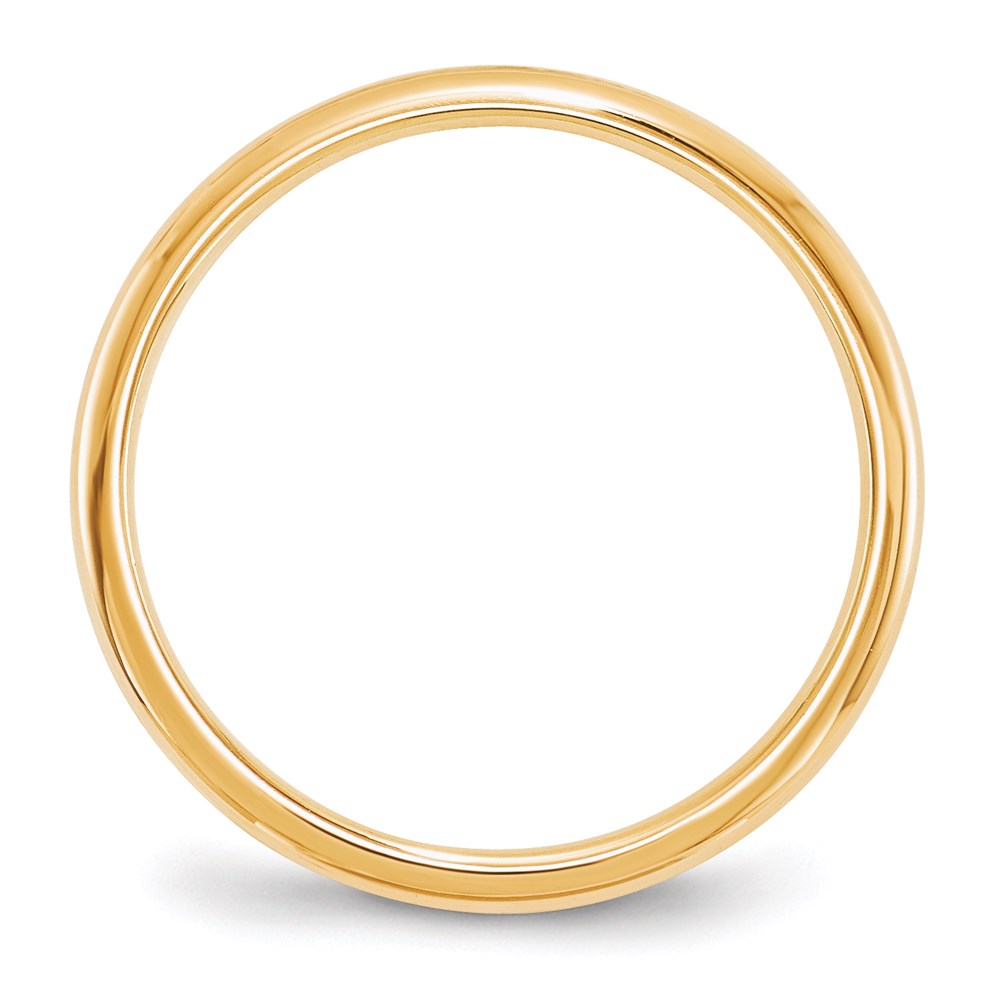 Solid 18K Yellow Gold 2mm Standard Comfort Fit Men's/Women's Wedding Band Ring Size 10.5