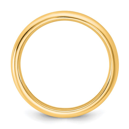 10K Yellow Gold 10Ky 2.5mm Standard Comfort Fit Band Size 11.5