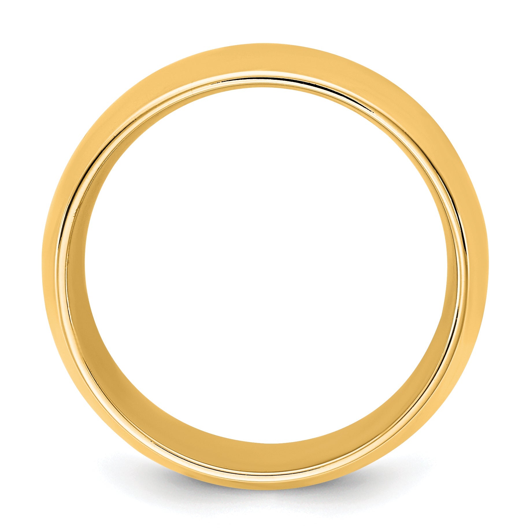 10K Yellow Gold 10Ky 9mm Standard Comfort Fit Band Size 13