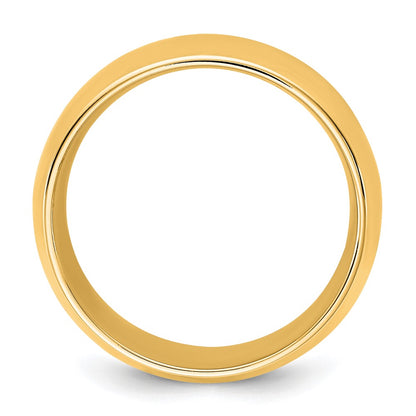 14K Yellow Gold 9mm Standard Comfort Fit Band