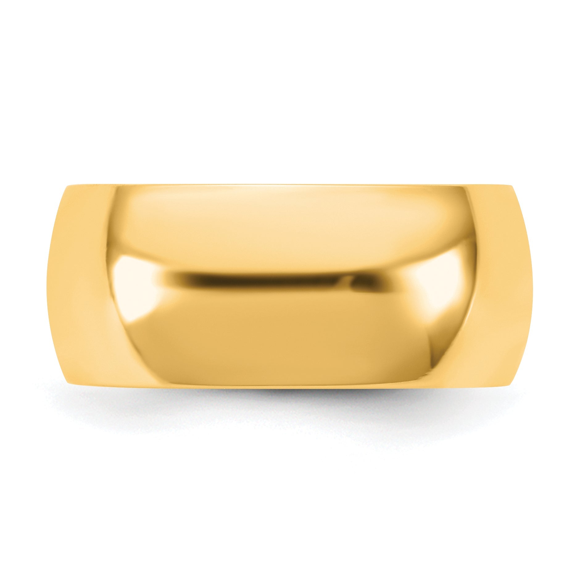 10K Yellow Gold 10Ky 9mm Standard Comfort Fit Band Size 13