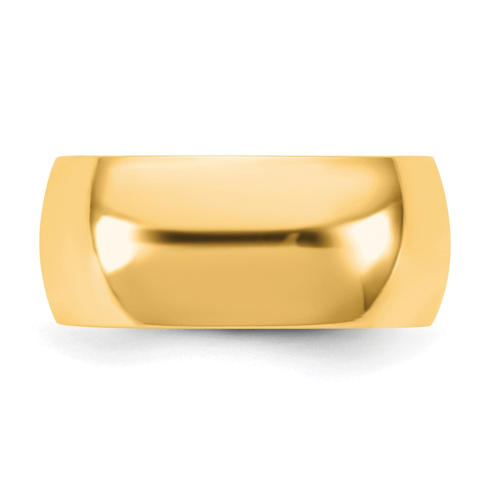 10K Yellow Gold 10Ky 9mm Standard Comfort Fit Band Size 9.5