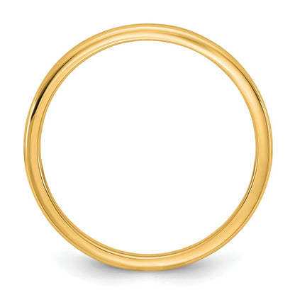 10K Yellow Gold 10Ky 1.5mm Lightweight Comfort Fit Band Size 12.5