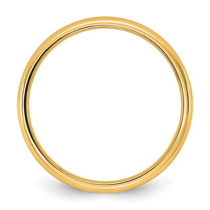 10K Yellow Gold 10Ky 2.5mm Lightweight Comfort Fit Band Size 9.5