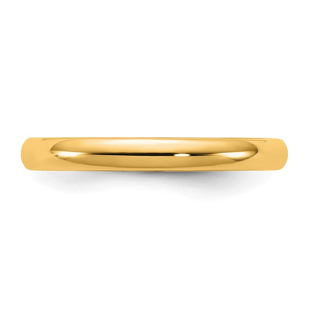 10K Yellow Gold 10Ky 2.5mm Lightweight Comfort Fit Band Size 9.5