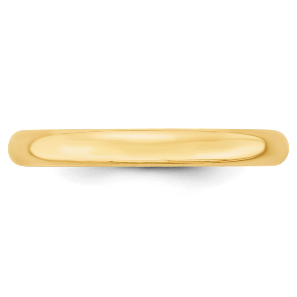 Solid 18K Yellow Gold 3mm Light Weight Comfort Fit Men's/Women's Wedding Band Ring Size 7.5