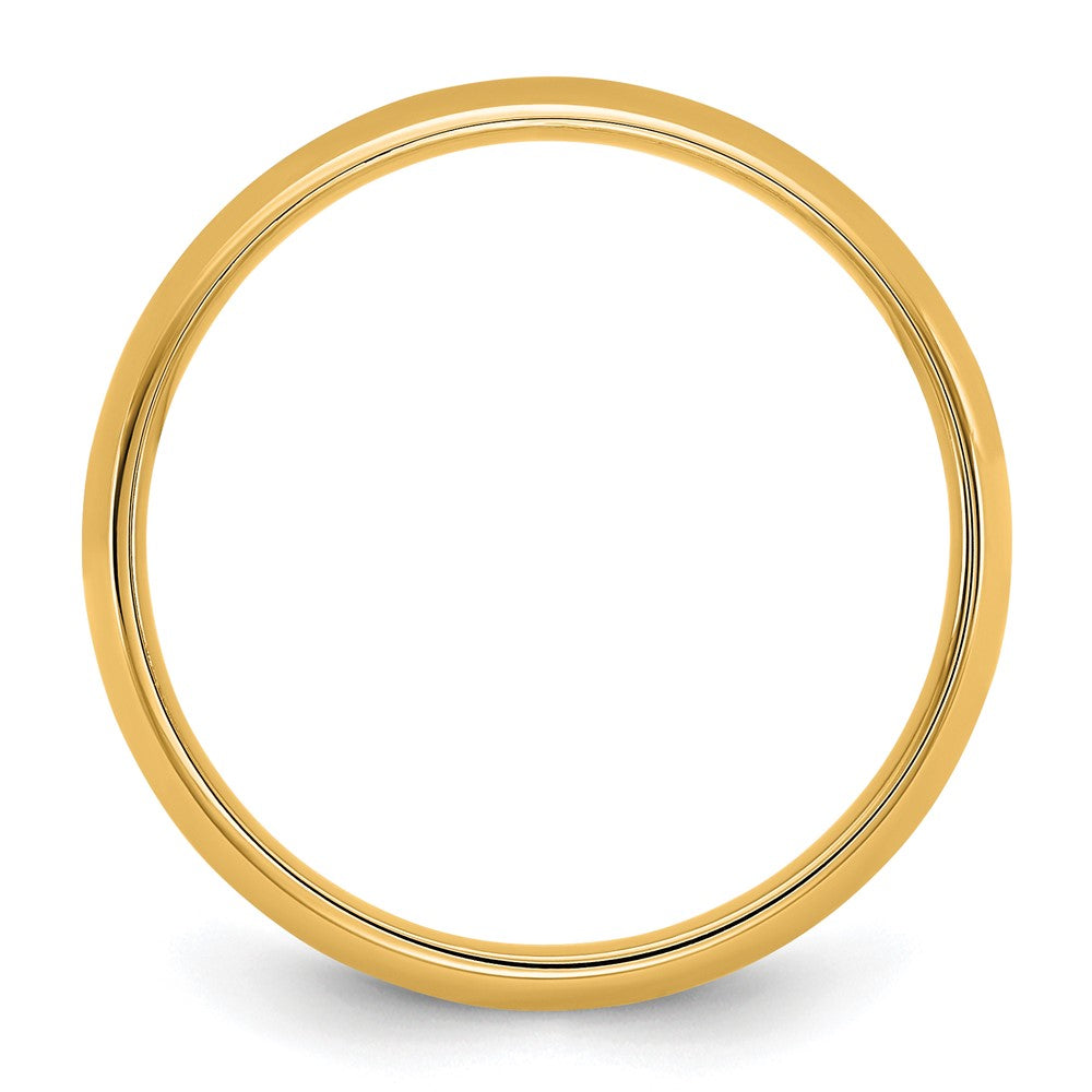 10K Yellow Gold 10Ky 4.5mm Lightweight Comfort Fit Band Size 5
