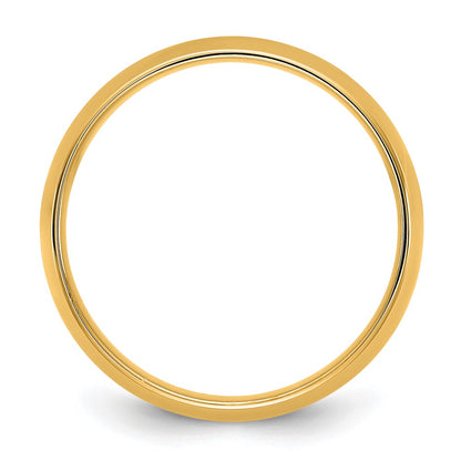 14K Yellow Gold 5.5mm Lightweight Comfort Fit Band