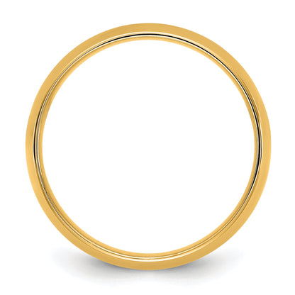 10K Yellow Gold 10Ky 5.5mm Lightweight Comfort Fit Band Size 11.5