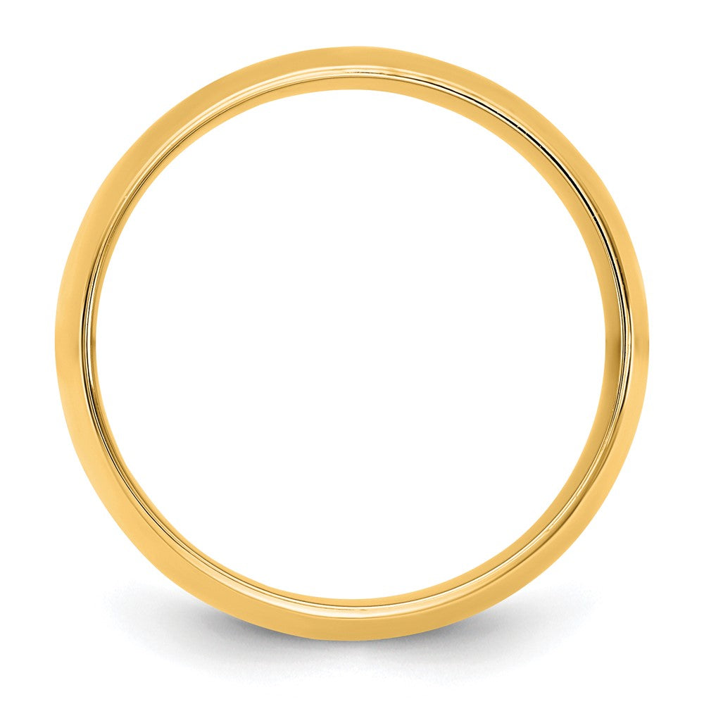14K Yellow Gold 9mm Lightweight Comfort Fit Band