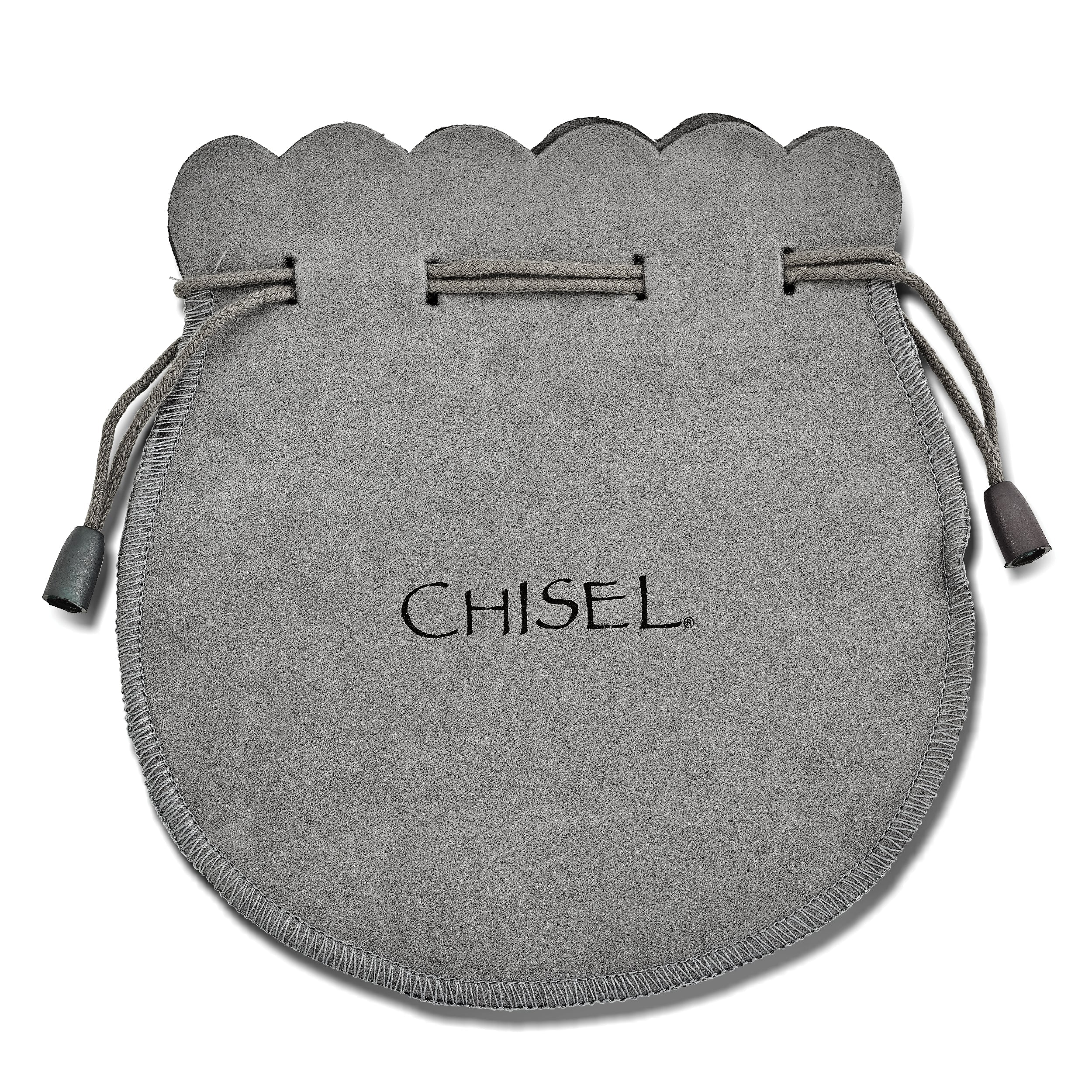 Stainless Steel Chisel Polished Twisted Cuff Bangle