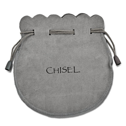 Stainless Steel Chisel Polished Twisted Cuff Bangle