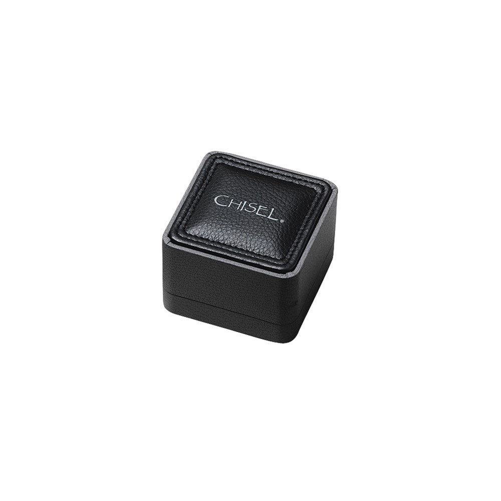 Stainless Steel Chisel Polished Black Ip-Plated Money Clip