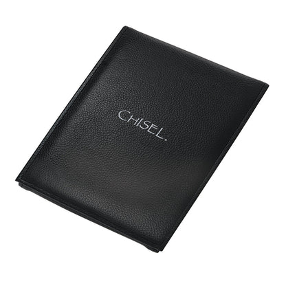 Stainless Steel Rose, Brown Ip Plated & Ovals 28In Necklace