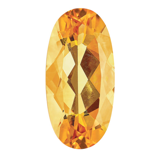 Gemstone Citrine Aa Quality 20X10mm Oval