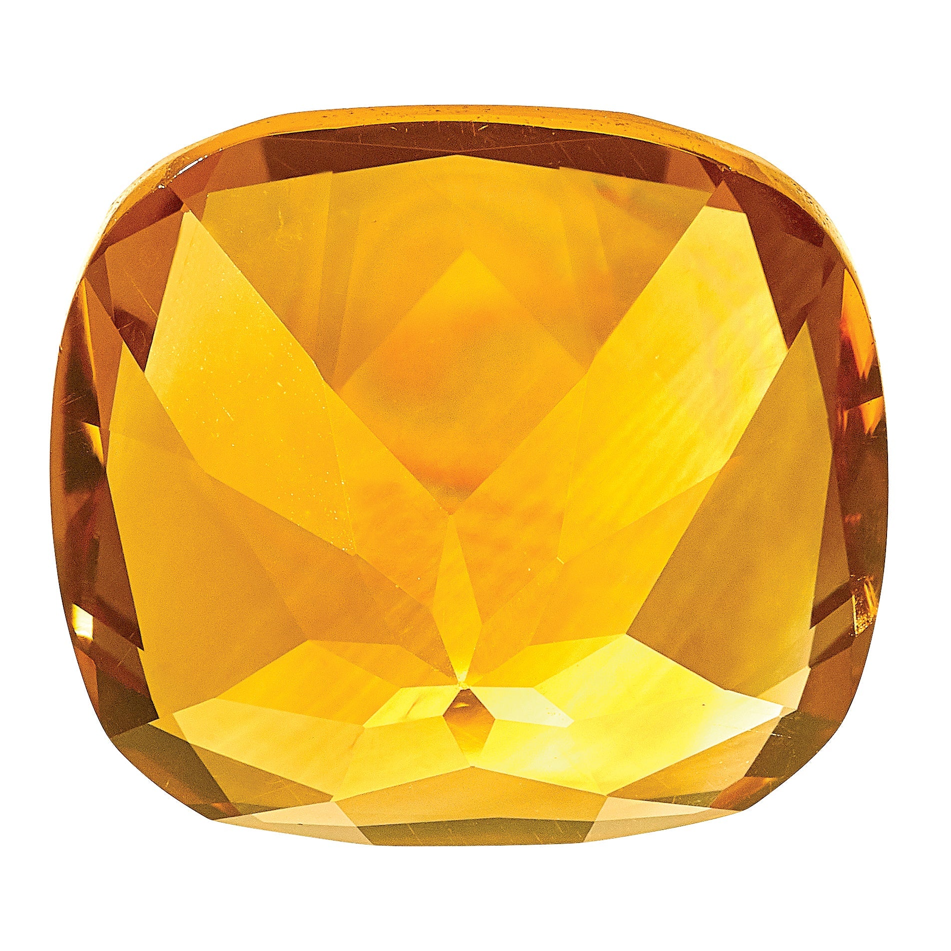 Gemstone Citrine Aa Quality 6mm Antique Cushion