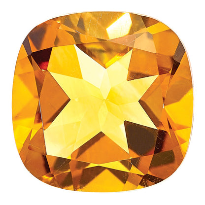 Gemstone Citrine Aa Quality 6mm Antique Cushion