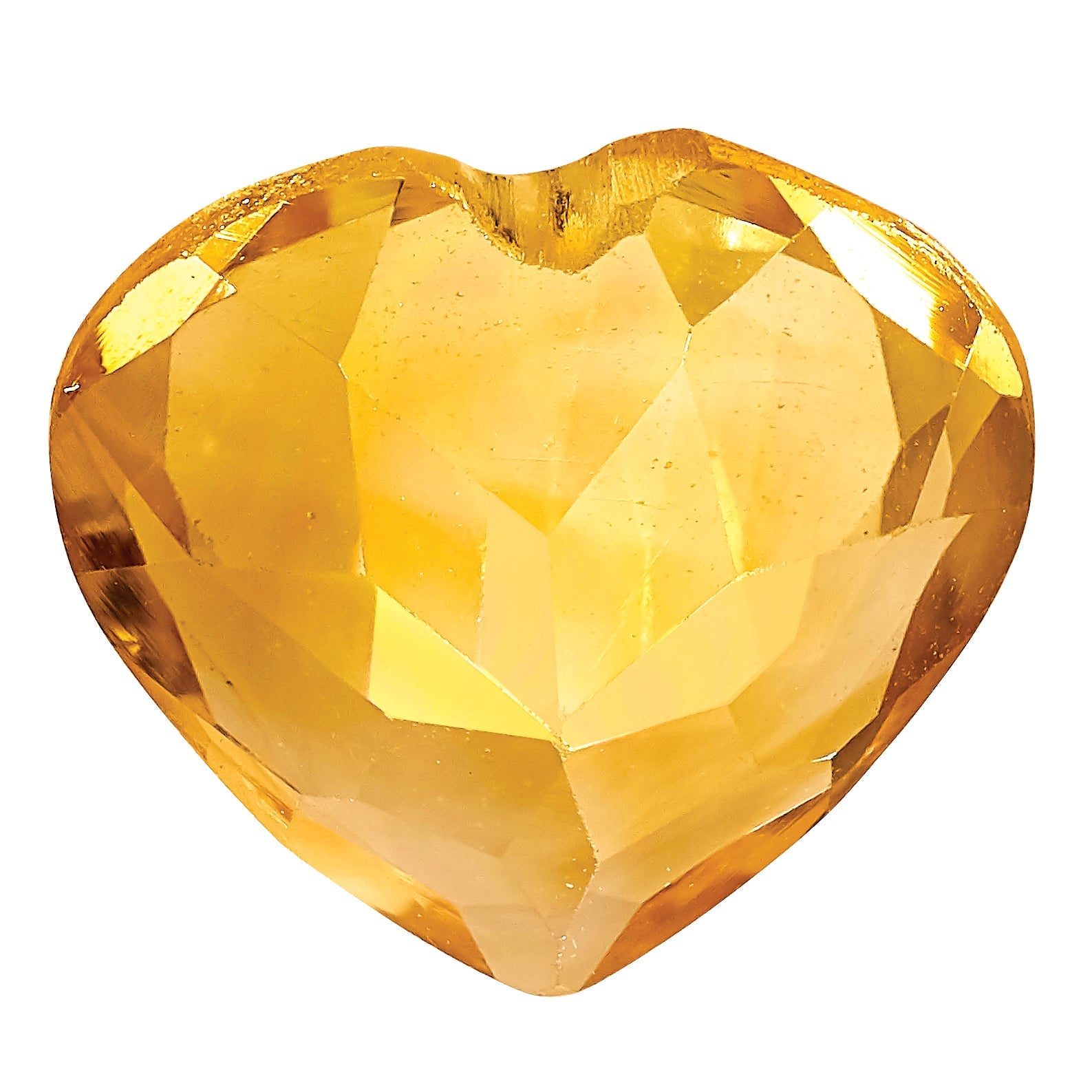 Gemstone Citrine Aa Quality 5mm Heart