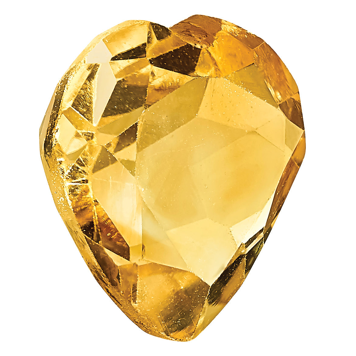 Gemstone Citrine Aa Quality 5mm Heart