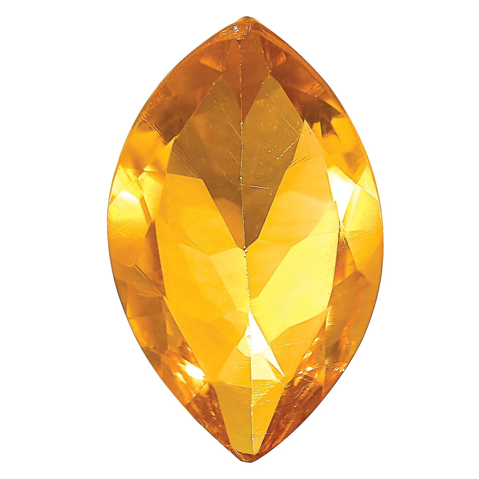 Gemstone Citrine Aa Quality 5X2.5mm Marquise