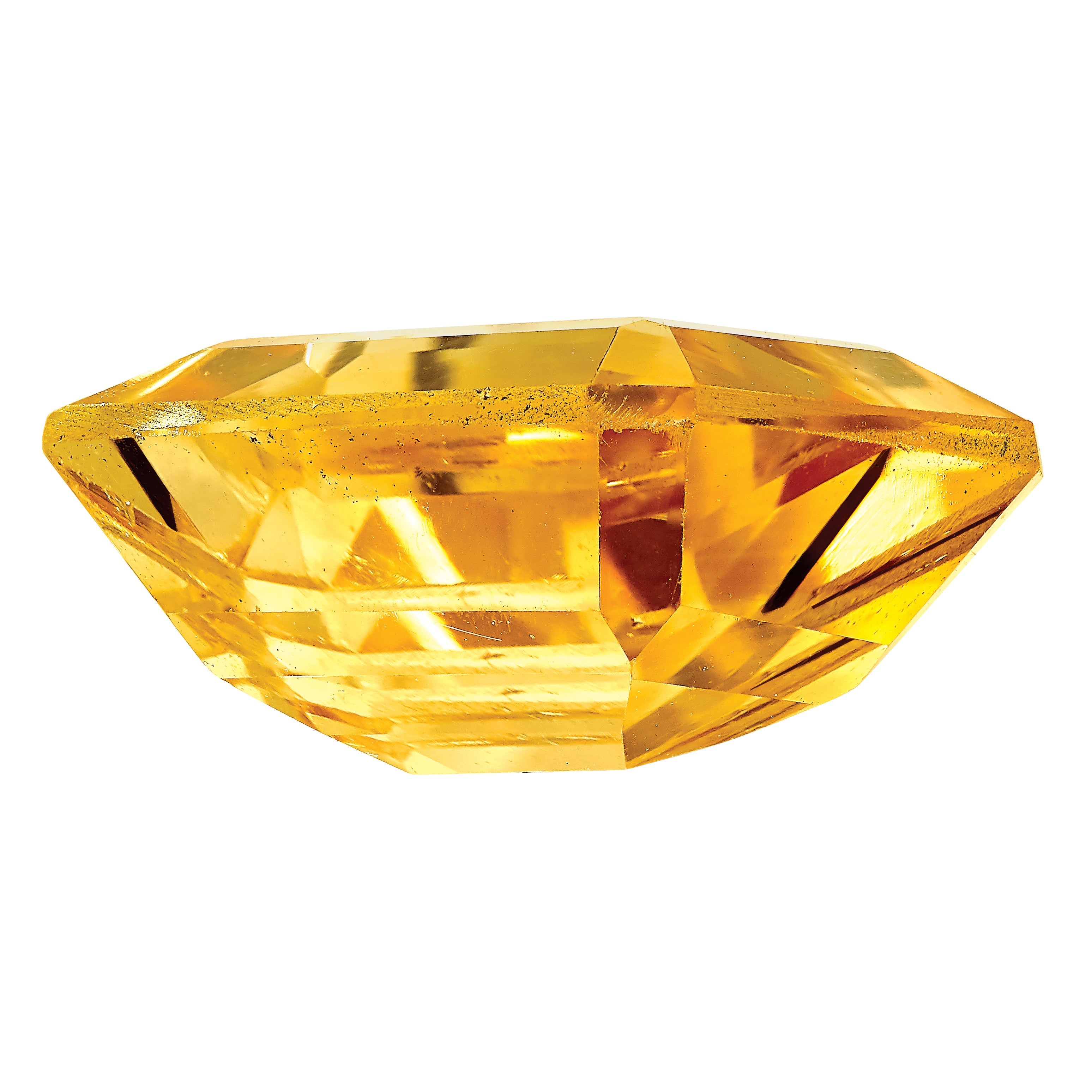 Gemstone Citrine Aa Quality 6X4mm Emerald Cut