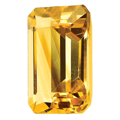Gemstone Citrine Aa Quality 6X4mm Emerald Cut