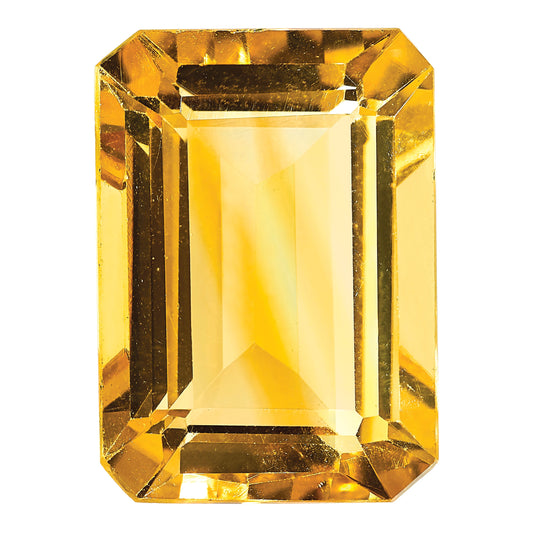 Gemstone Citrine Aa Quality 14X10mm Emerald Cut