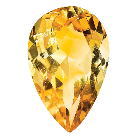 Gemstone Citrine Aa Quality 6X4mm Pear