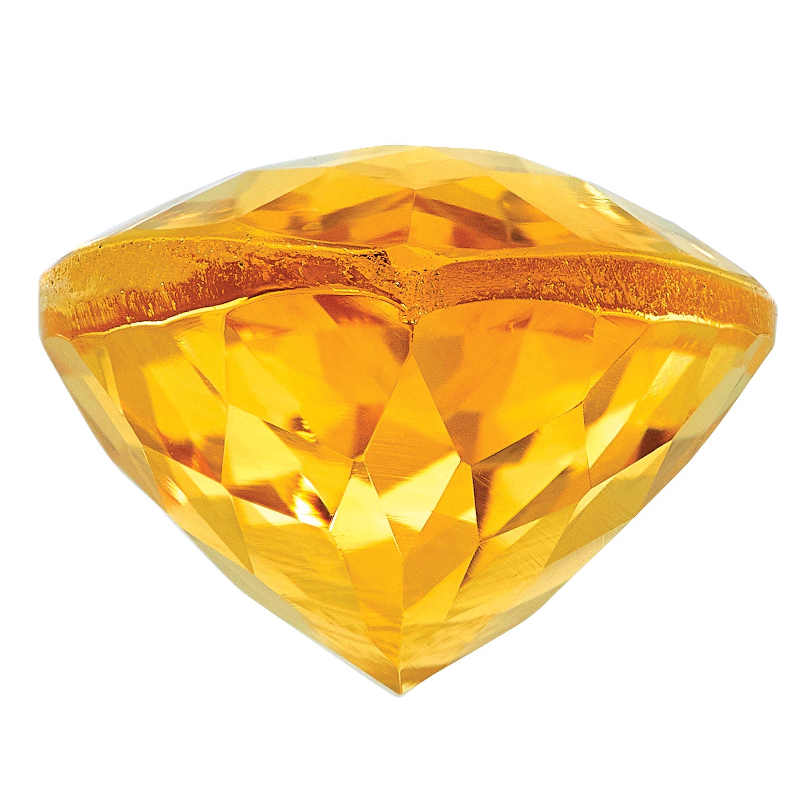 Gemstone Citrine Aa Quality 12X8mm Pear Checkerboard