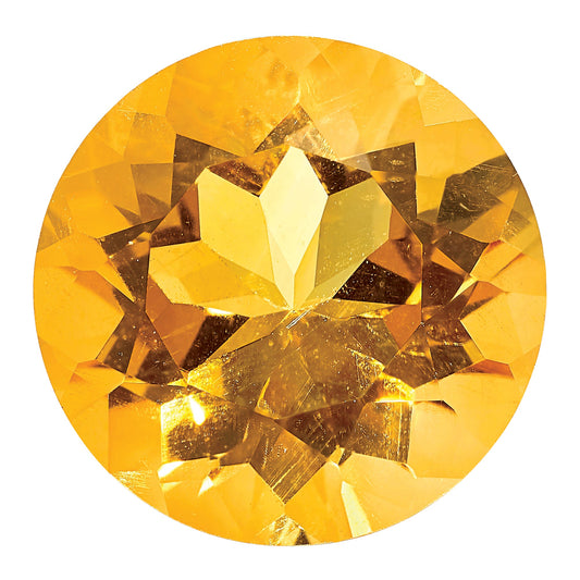 Gemstone Citrine Aa Quality 3mm Round