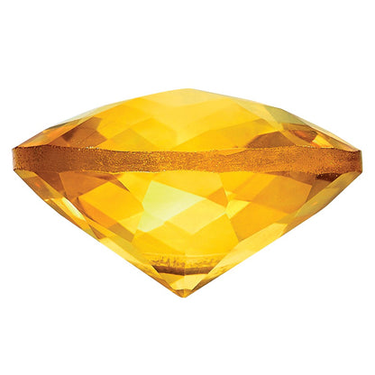 Gemstone Citrine Aa Quality 6mm Round Checkerboard