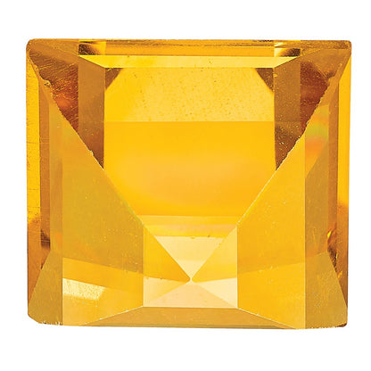 Gemstone Citrine Aa Quality 7mm Square Step-Cut