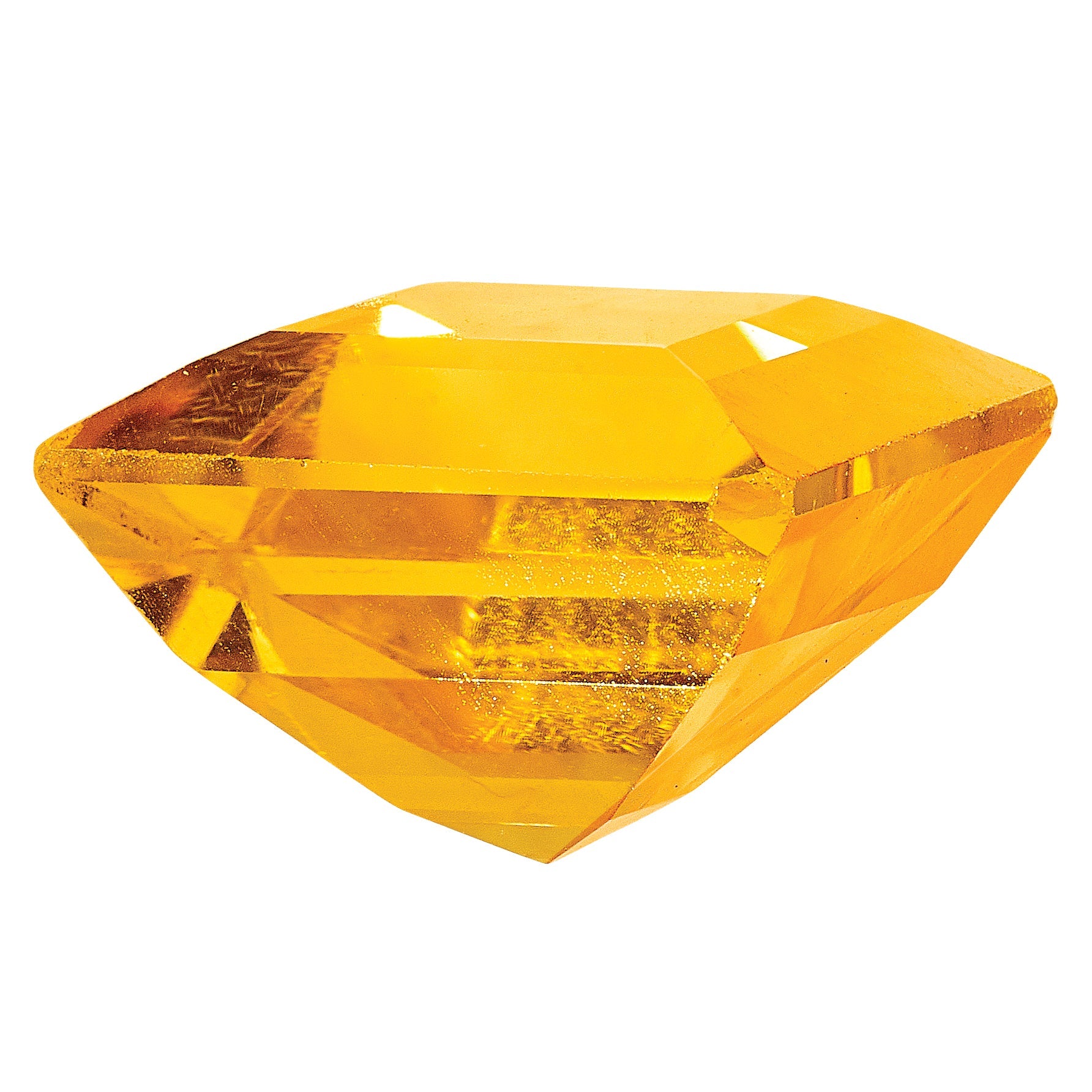Gemstone Citrine Aa Quality 5mm Square Step-Cut