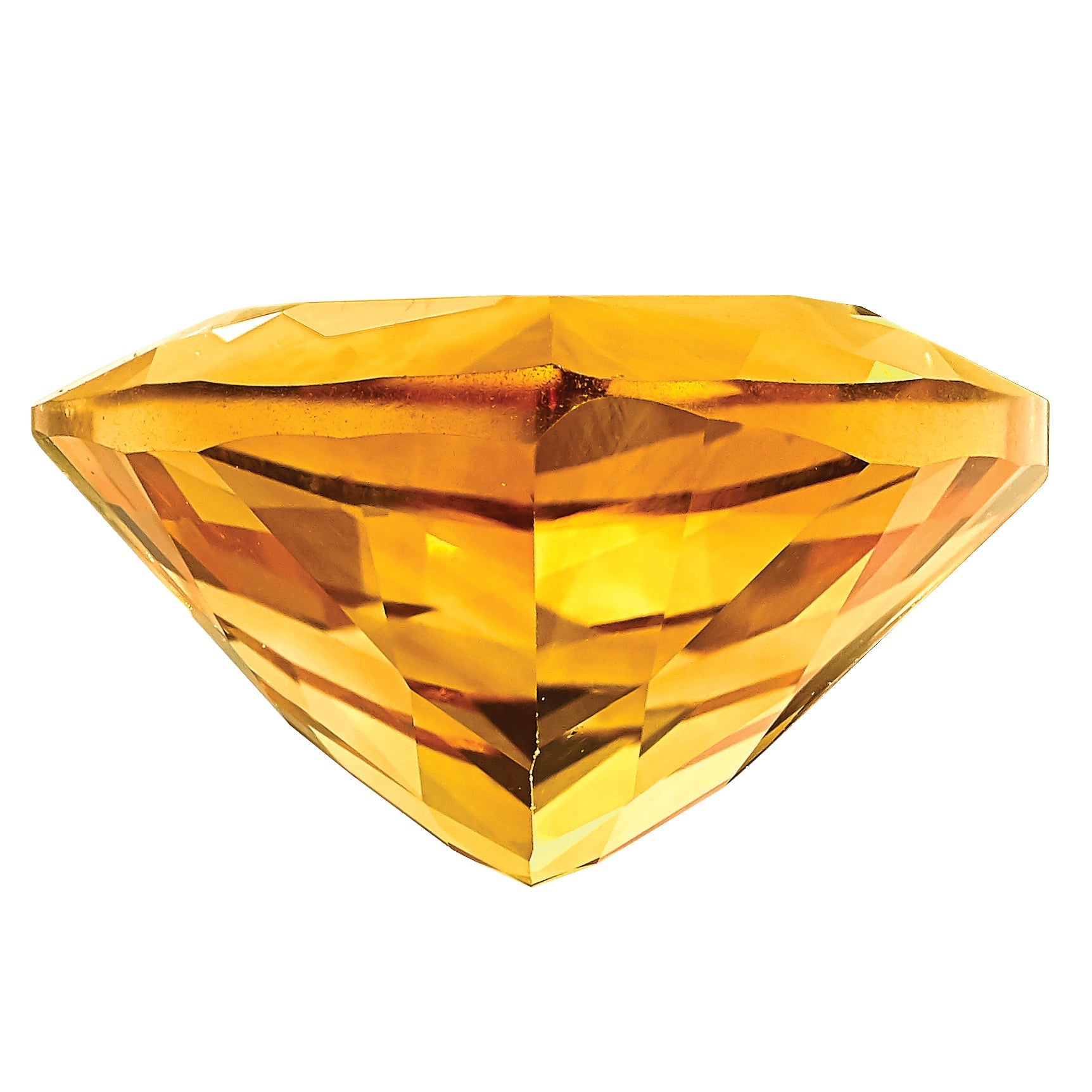 Gemstone Citrine Aa Quality 5mm Trillion